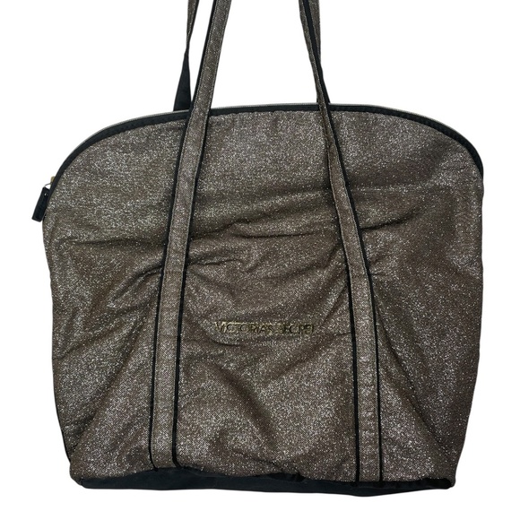 Victoria's Secret Glitter Gold Tote Bag - Picture 1 of 11